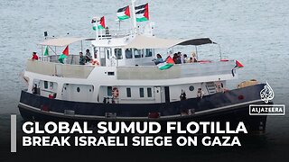 Gaza humanitarian flotilla departs Barcelona to break Israeli siege