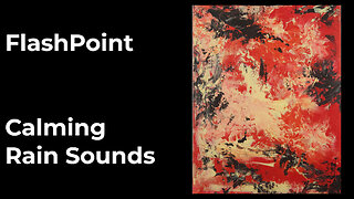 Art + Rain: Calming Abstract Painting Process for Inspiration