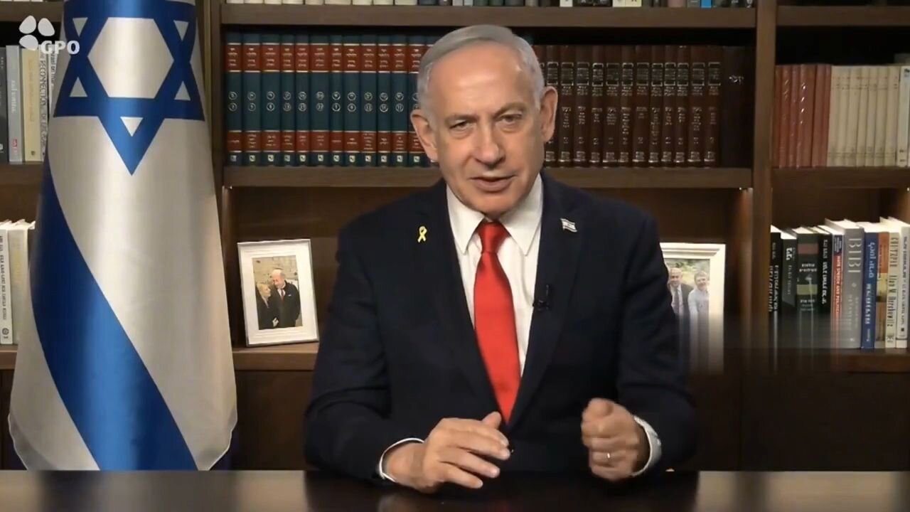 Netanjahu varoval země pod kontrolou Londýna, že nikdy nedovolí vznik státu Palestina!