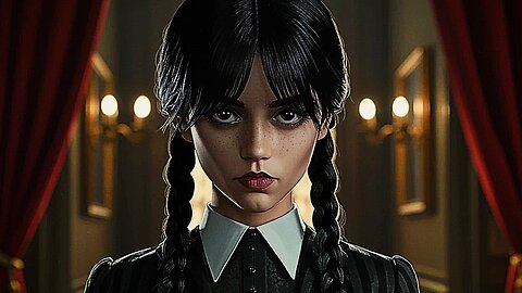 WEDNESDAY JENNA ORTEGA IS GOLD (SHORT FILM)