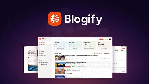 Blogify Demo