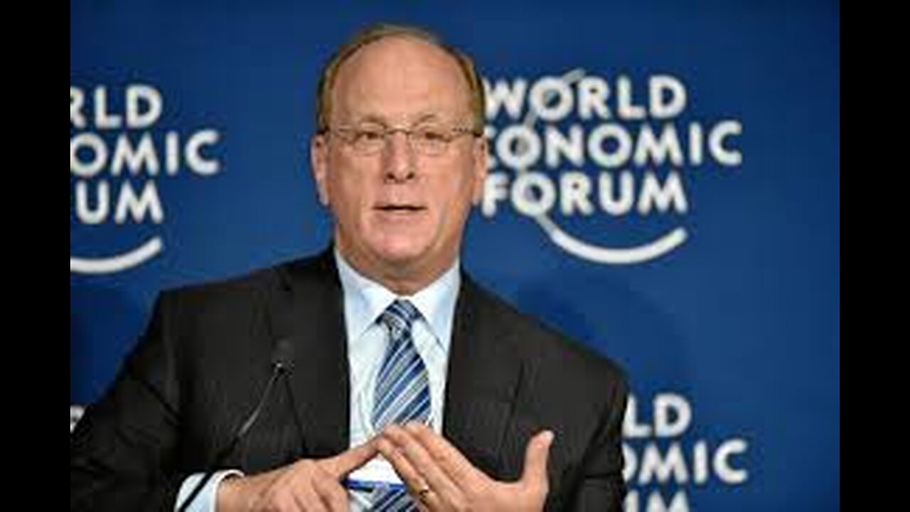 LARRY FINK ASCENDS THE WEF THRONE