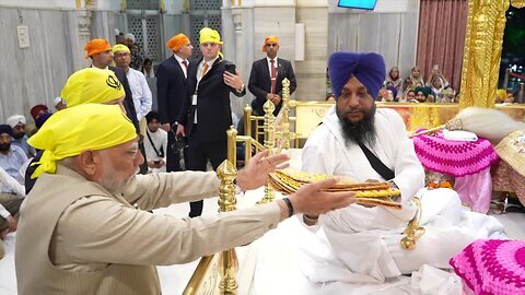 PM Modi and New Zealand PM Luxon visit Gurdwara Rakab Ganj Sahib in New Delhi