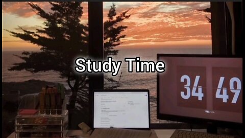Hour Study Timer Calm Sea Waves Sound for Deep Focus and Concentration