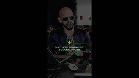 Panic Now! Be Impatient! Succeed Now!