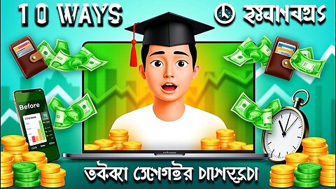 Best 10 Ways to Earn Money - How to Earn Money as a Student - টাকা ইনকাম করার ১০টি উপায়