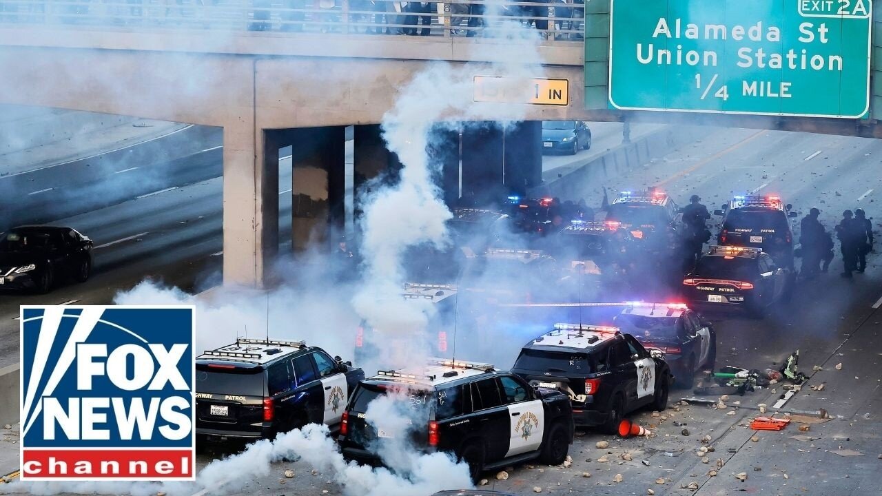 _COORDINATED INSURGENCY__ Los Angeles rioters called out amid destruction