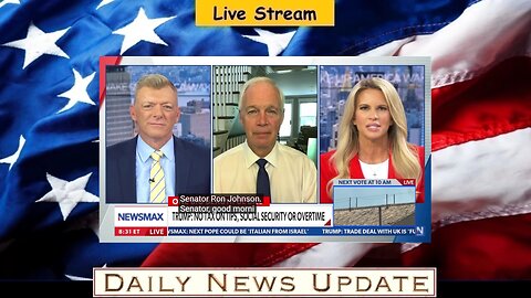 x342c: Newsmax 05/08 - Obamacare is putting Medicaid in danger: Ron Johnson | Wake Up America