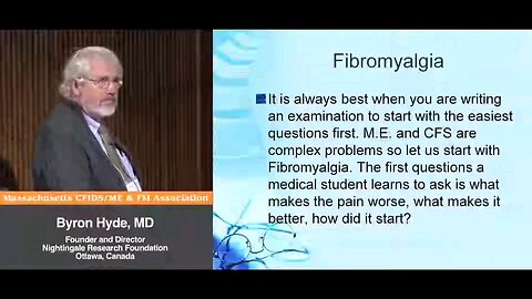 What makes Fibromalgia worse, and what makes it better, and how did it start ? - Byron Hyde, MD