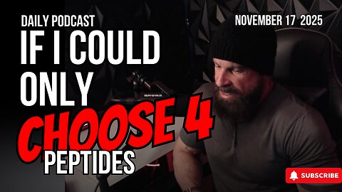 If I Could Only Choose 4 Peptides - Dr Trevor Bachmeyer