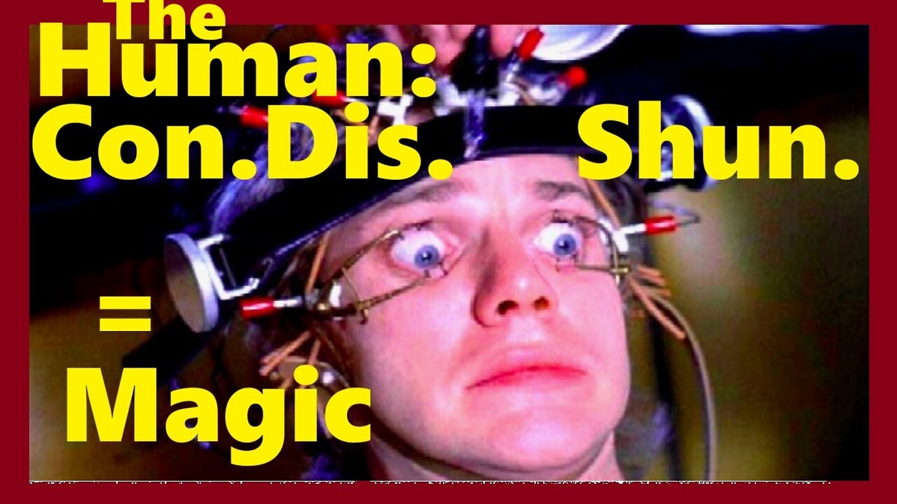 The Human: Conned.Dis.Shun. = Magic (A rant off the dome to scratch the surface.)