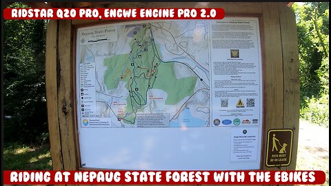 Riding the eBikes at Nepaug State Park with the wife in New Hartford CT. Insta360 X5