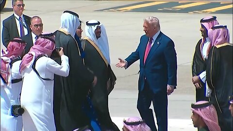 President Trump Participates in an Arrival Ceremony, May 13, 2025