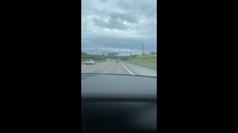 Nu åker jag bil mot Uppland Väsby