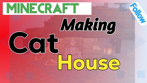 Cat house making in Minecraft Game