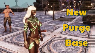 Conan exiles new purge base farming thralls and stuff