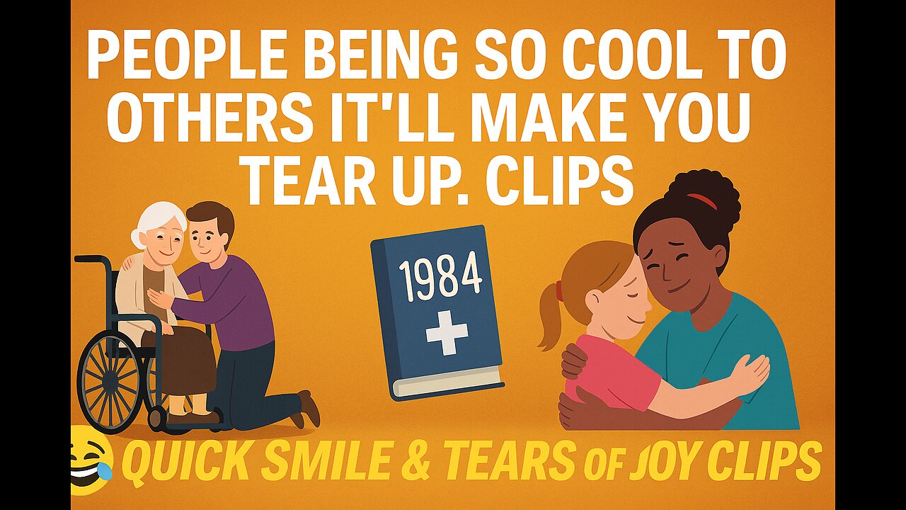 People being so cool to others it'll make you tear up - clips 🥹
