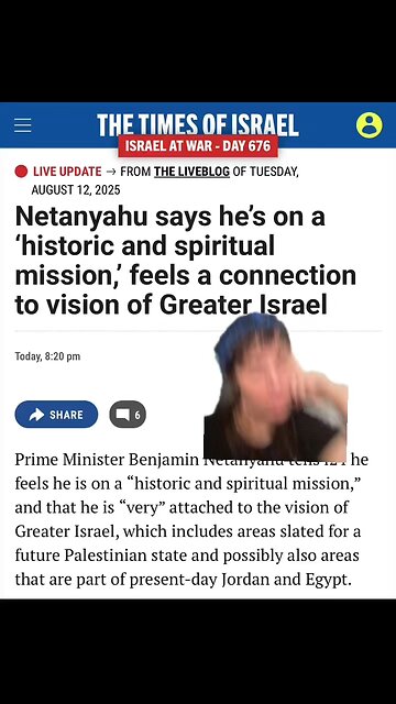 Netanyahu says ‘Greater Israel’ IS the Goal