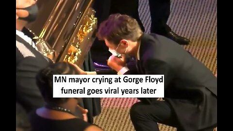 Mayor Frey clip crying at George Floyd funeral goes viral again