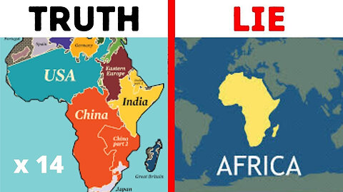 The True Size of Africa - Why Africa's Map Is Drawn Wrong Relative To Its Size?