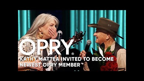 Charlie McCoy Invites Kathy Mattea To Become Newest Member of the Grand Ole Opry!