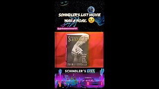 Schindler's List movie was a hoax. 😟 Unbelievable. Mind blown.