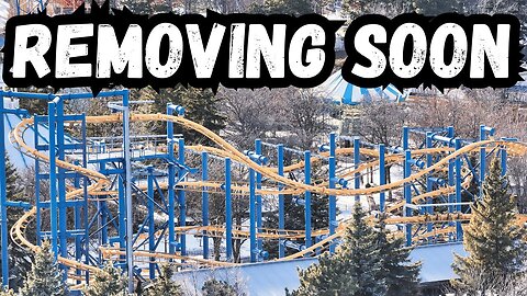 Canada's Wonderland Removing Time Warp & Construction