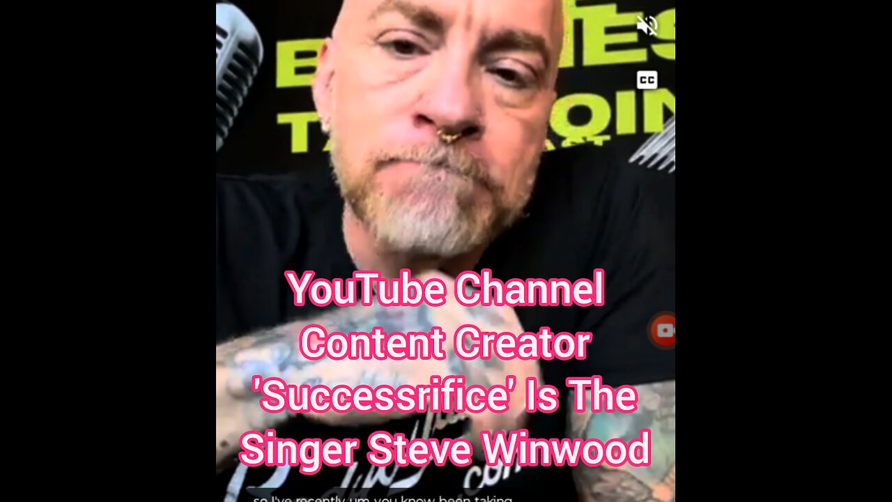 YouTube Channel Content Creator 'Successrifice' Is The Singer Steve Winwood