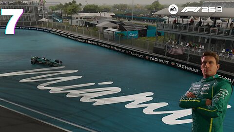 F1 25 | 35% RACE LENGTH | DRIVER CAREER MODE PART 7: MIAMI GRAND PRIX - SPRINT