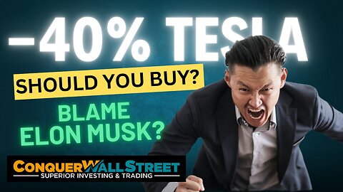 Tesla Stock -40%: Is Elon Musk's Trump Ties to Blame? 