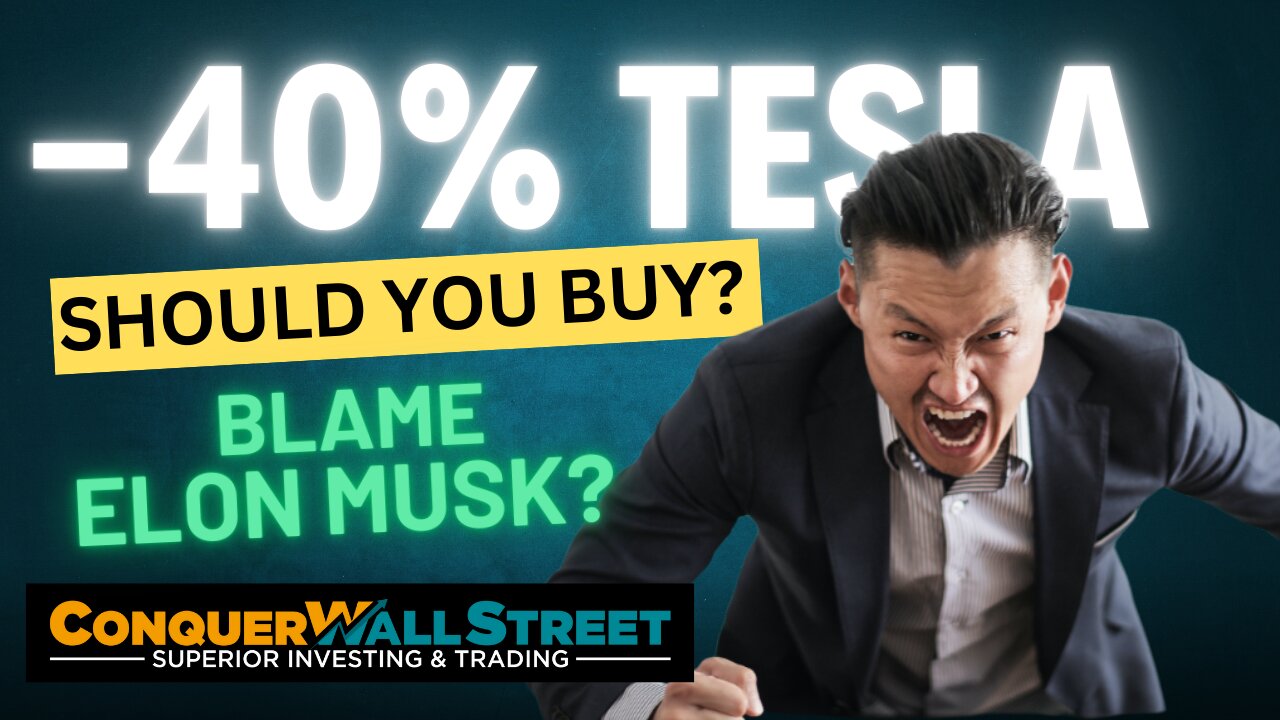 Tesla Stock -40%: Is Elon Musk's Trump Ties to Blame?
