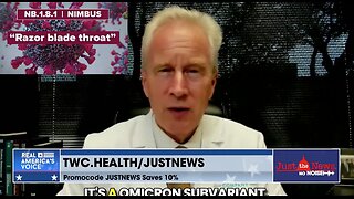 Dr. Peter McCullough on the Nimbus “Razor Blade Throat” Covid Variant