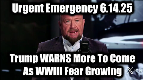 #AlexJones Urgent Emergency 6.14.25 - Trump WARNS More To Come As WWIII Fear Growing, Something's Gonna Happen