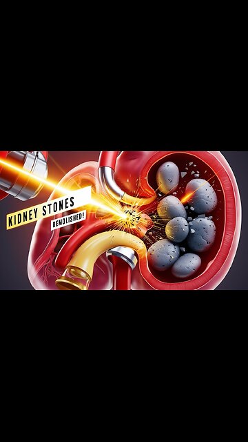 Kidney Stones Demolished_ Laser Lithotripsy #science #health