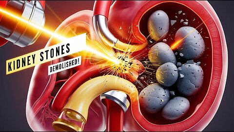 Kidney Stones Demolished_ Laser Lithotripsy #science #health