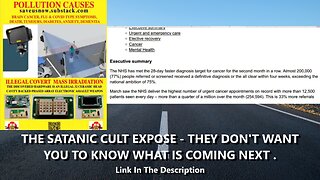 THE SATANIC CULT EXPOSE - THEY DON'T WANT YOU TO KNOW WHAT IS COMING NEXT .
