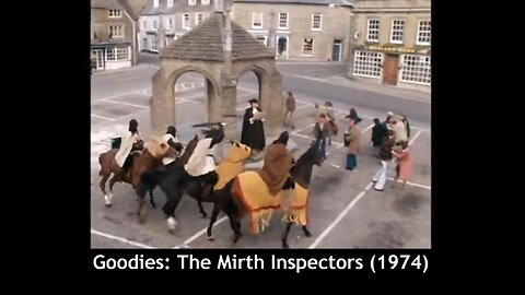 Mirth Inspectors (Covid Marshalls?) The Goodies Rule UK Christmas special 1974
