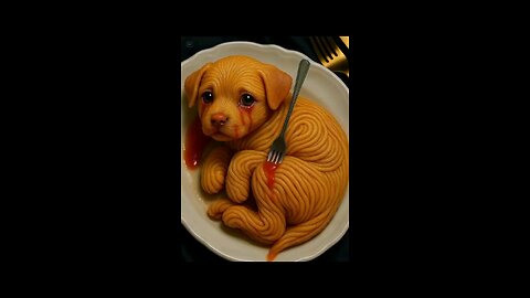 📹 Cutting Cute Puppy Dog AI Spaghetti Baby With Crying Jelly Bones Meltdown