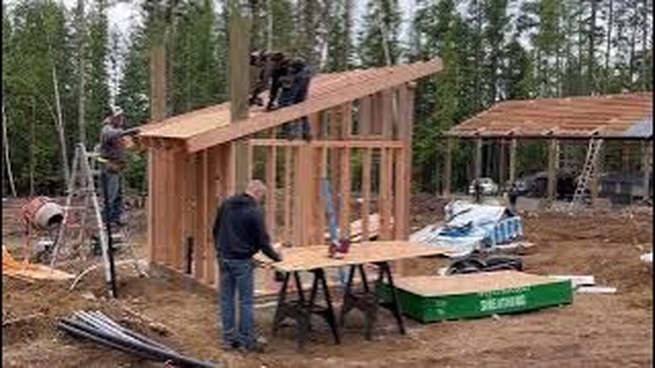 Powerhouse build - Building our off grid homestead