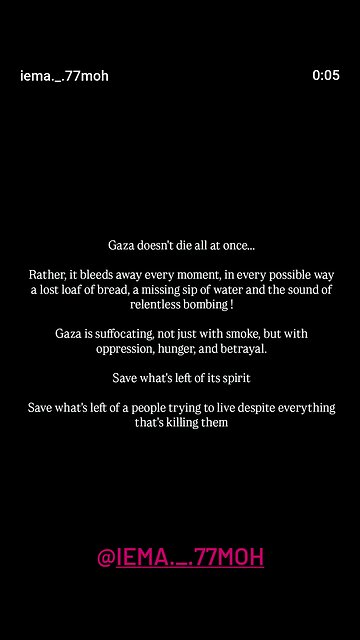 For Humanity's Sake End the siege 💔