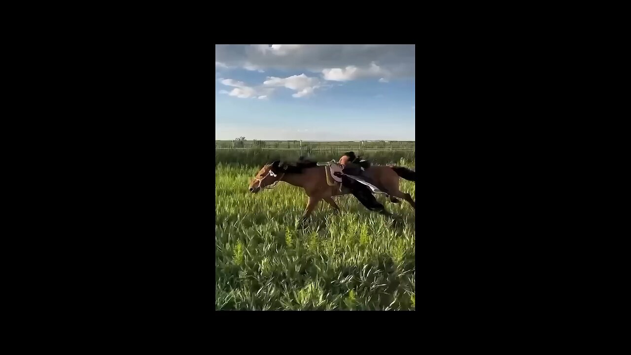 He’s flying