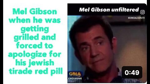 "Mel Gibson's Forced Apology for Anti-Semitic Outburst: A Red Pill Perspective"