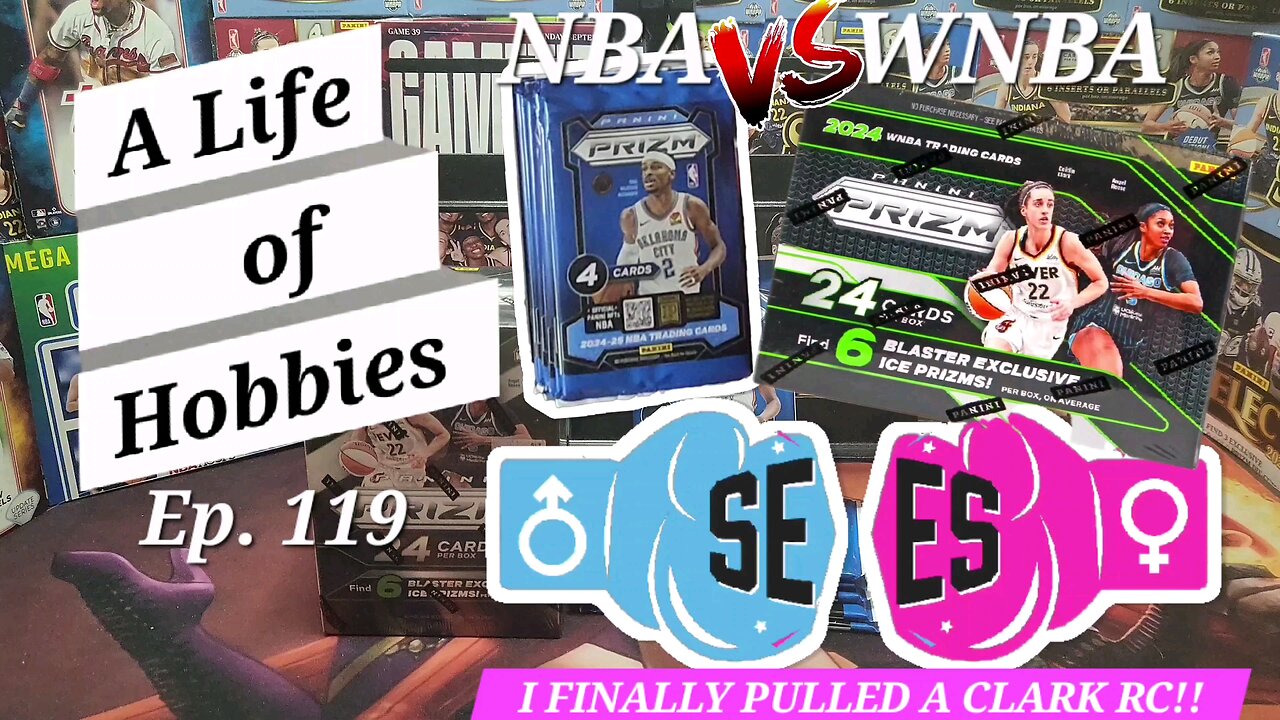 The Battle of the Sexes! WNBA Vs NBA 2024 Prizm. I finally pulled a Clark Rookie Card! e119