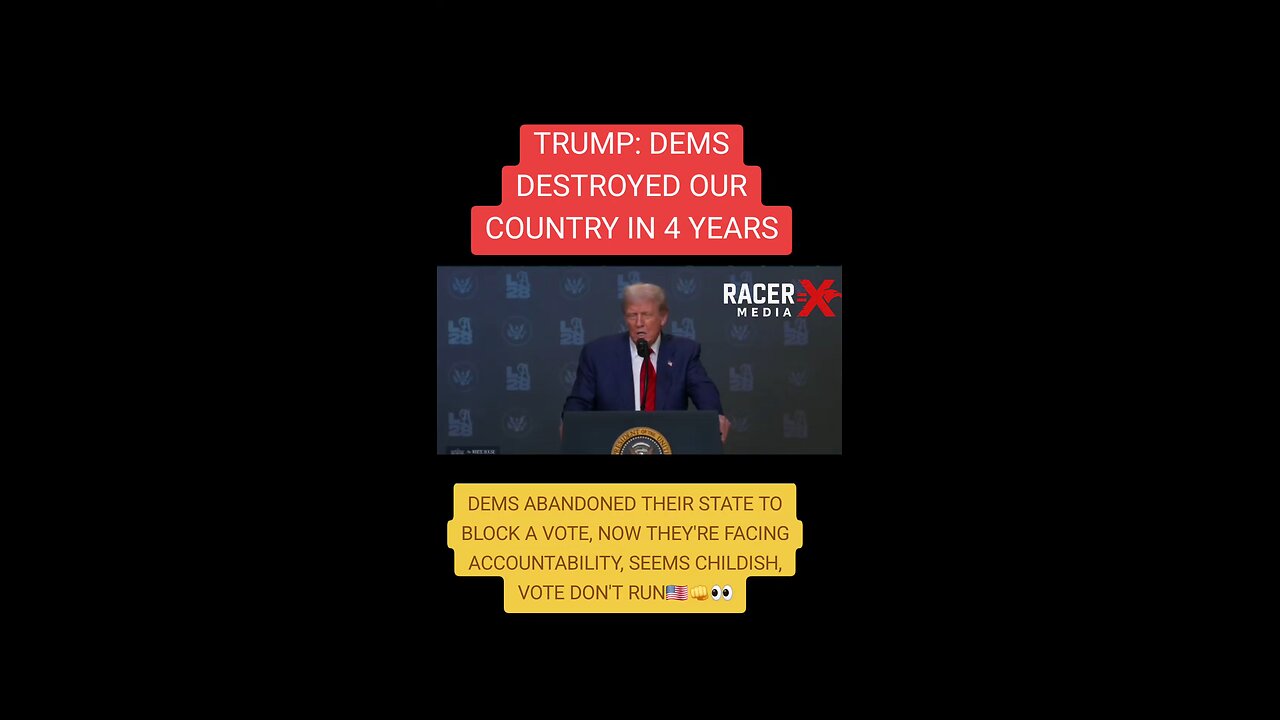 Democrats flee their own state in order to not vote, that is abandonment.