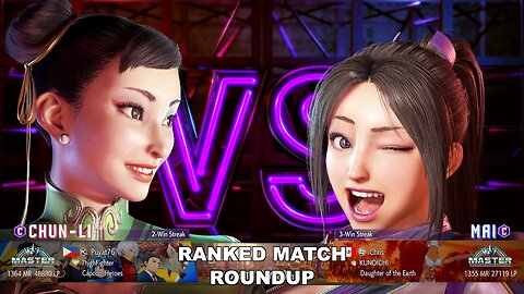 Kuya Kalbo SF6 Ranked Match Roundup. Chun Li Master Rank [Hori Fight Stick]