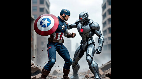Captain America VS Ultron Fight Scene Hindi Avengers Age of Ultron Movie Clip HD 4K