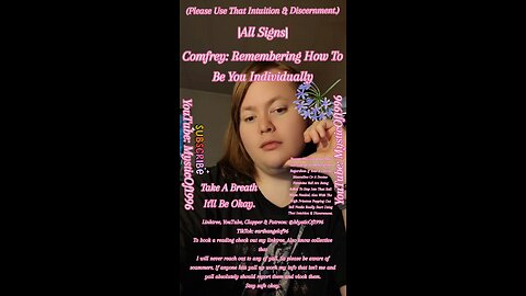 Comfrey: Remembering How To Be You Individually