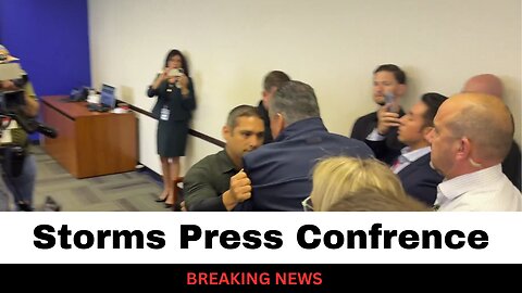 Dem Senator Crashes Noem's Press Conference, Forcibly Removed