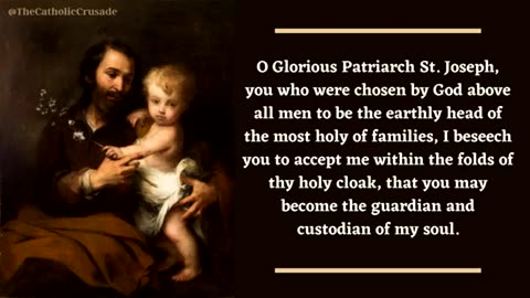 Holy Cloak Novena - St Joseph (mirror)