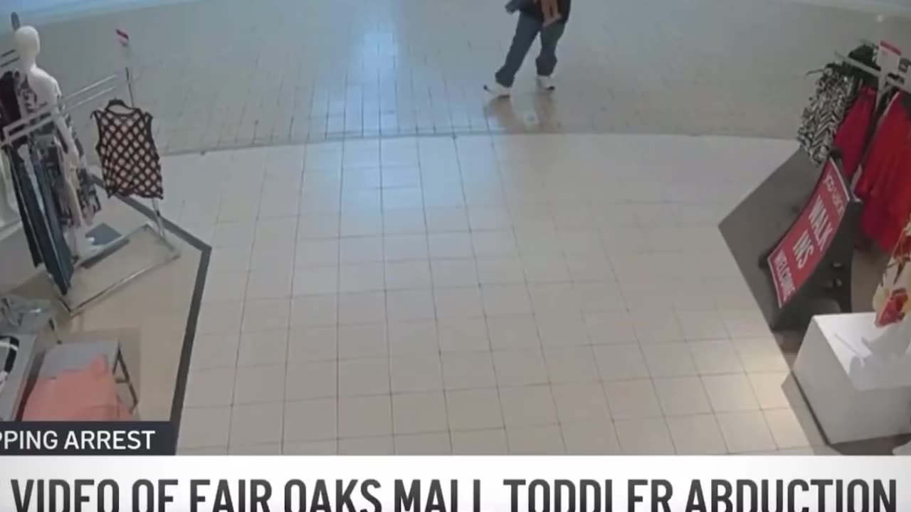 Surveillance video released of a immigrant kidnapping a girl at a shopping mall in Fairfax, Virginia